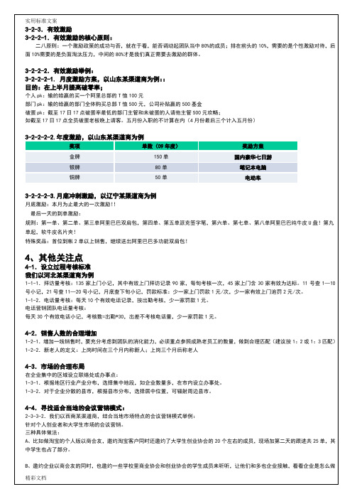 阿里巴巴销售的人员薪酬规章地制度