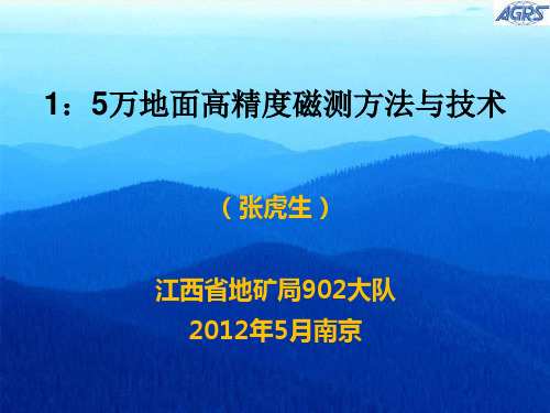 1：5万地面高精度磁测方法与技术