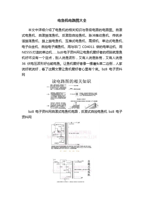 电鱼机电路图大全