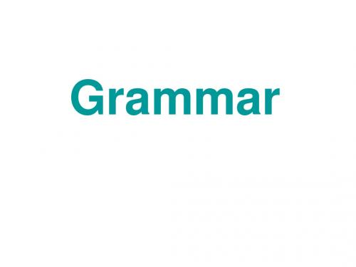 Grammar 基数词与序数词