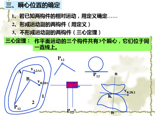 、瞬心位置的确定