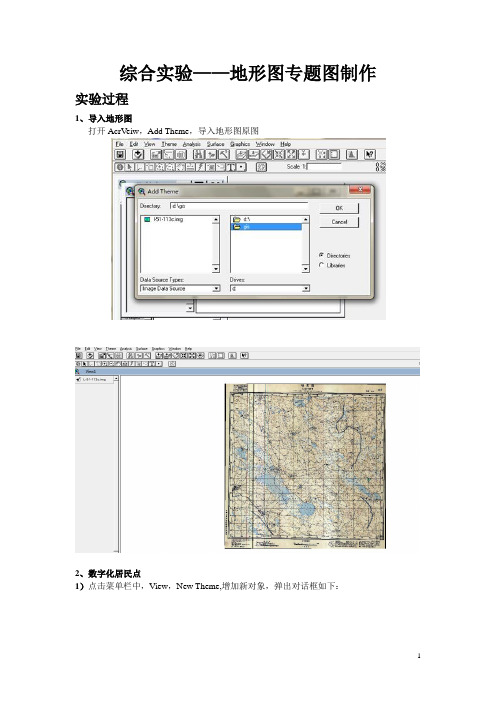 GIS专题图制作步骤