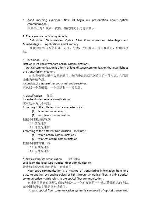 Optical Communication