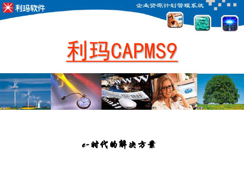 企业资源计划管理-利玛CAPMS9概述(ppt 88页)