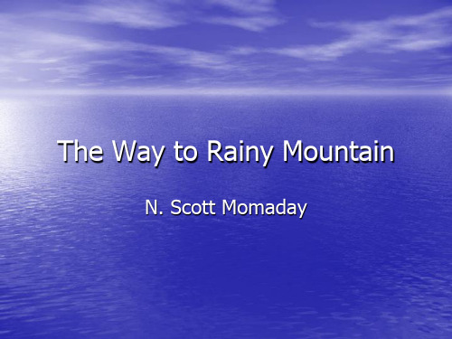 lesson_9_The_Way_to_Rainy_Mountain