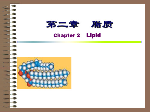 中科院考研内部授课课件 生物化学 第二章 脂质