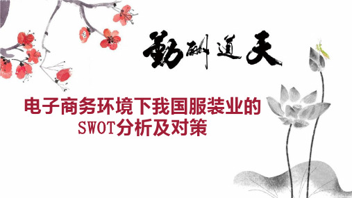 电子商务环境下我国服装业的SWOT分析及对策