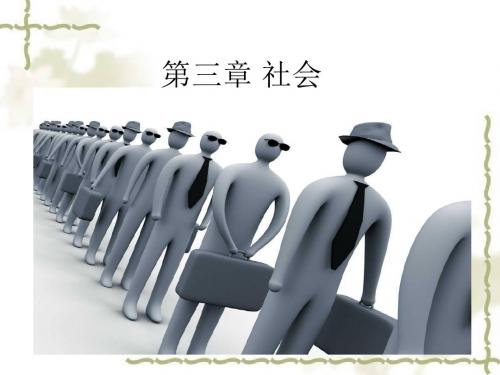 社会学 第三章 社会