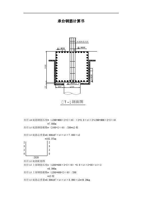 承台钢筋计算文档汇总