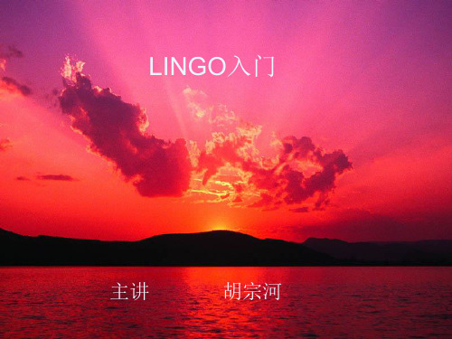 lingo入门