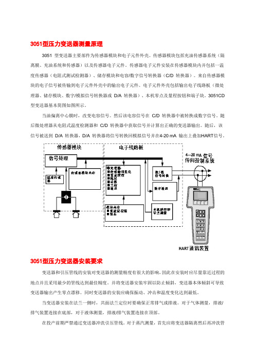 3051型压力变送器操作规程