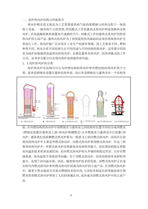 高炉热风炉介绍