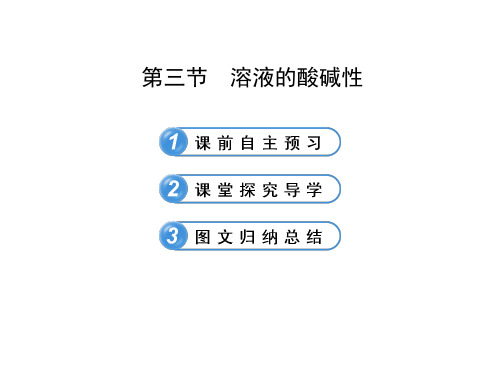 溶液的酸碱性如何检验溶液的酸碱性酸碱指示剂概念