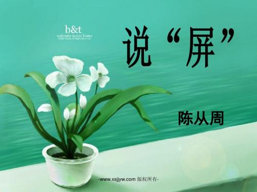 15《说屏》课件