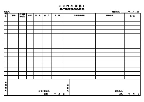 跟踪信息反馈表1