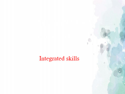 牛津译林版-英语-七上-6单元 Integrated skills精品课件