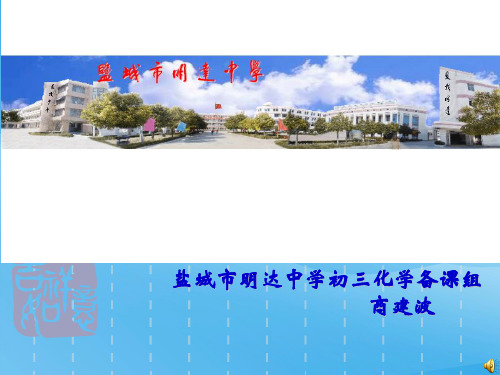 化学与生活专题复习PPT课件 人教版优质课件