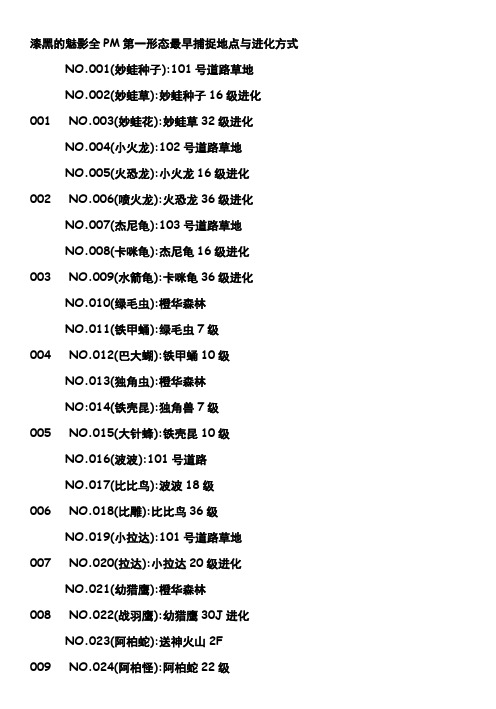 漆黑的魅影捕捉记录