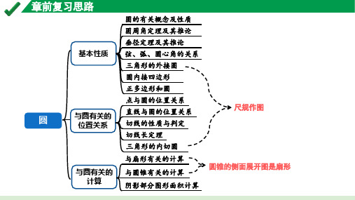 2024年中考数学总复习第一部分考点精讲第六单元圆第1课时与圆有关的性质