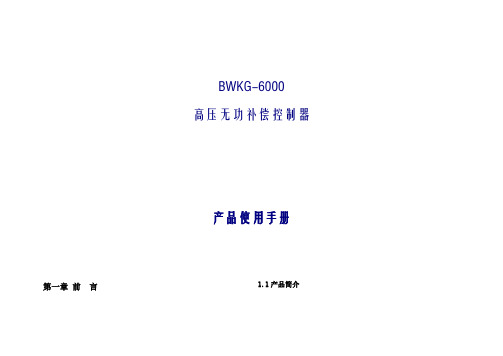 BWKG-6000说明书(新)