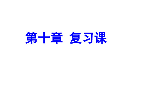 新人教版初中物理第十章《浮力》全章课件