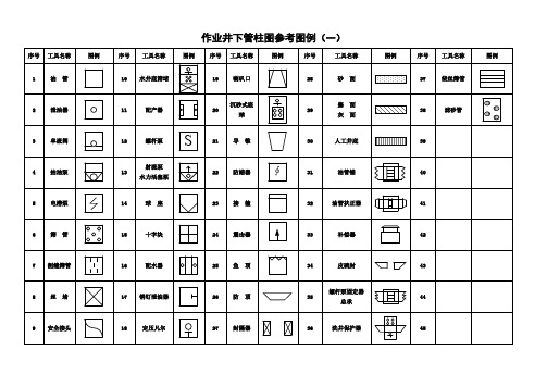 井下作业井下管柱图图例