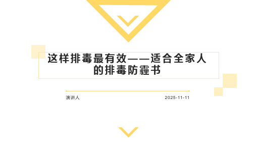 这样排毒最有效——适合全家人的排毒防霾书