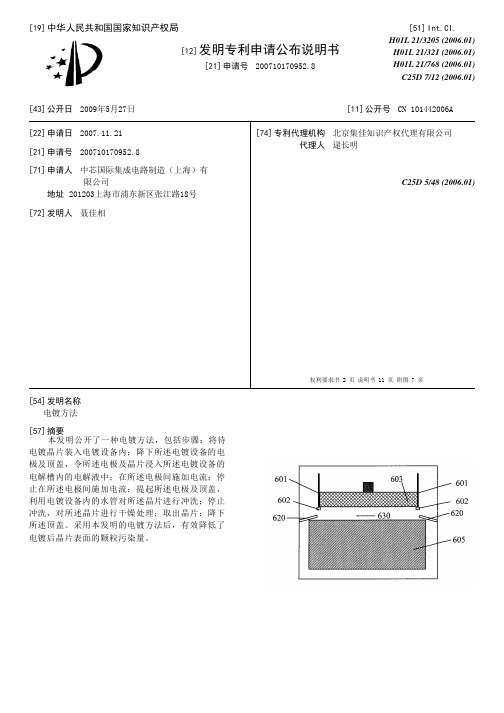 电镀方法[发明专利]