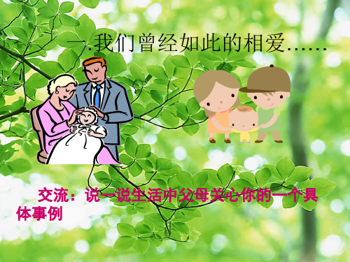 八年级政治上册 1.2 学会与父母沟通课件 鲁人六三制鲁人级上册政治课件