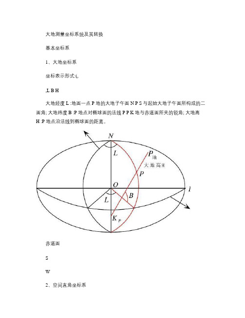 大地测量坐标系统及其转换(精)