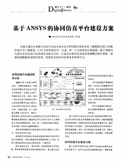 基于ANSYS的协同仿真平台建设方案