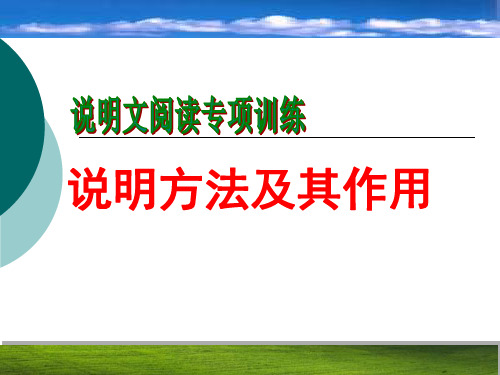 六年级语文说明文教学策略