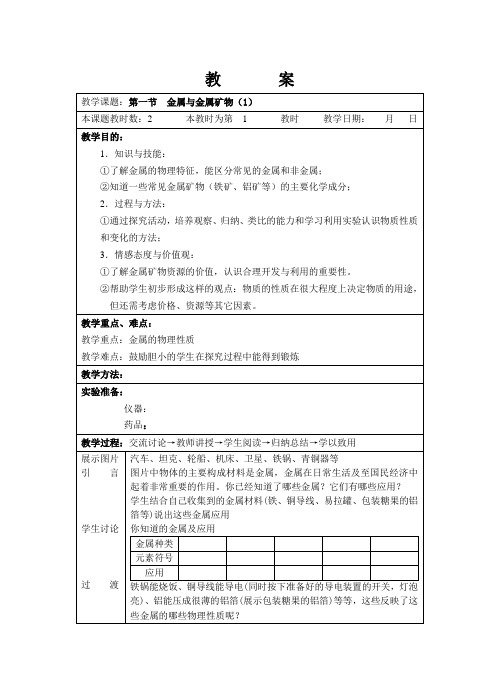 金属与金属矿物1