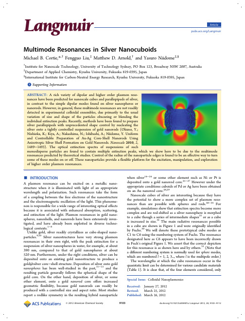 Multimode Resonances in Silver Nanocuboids