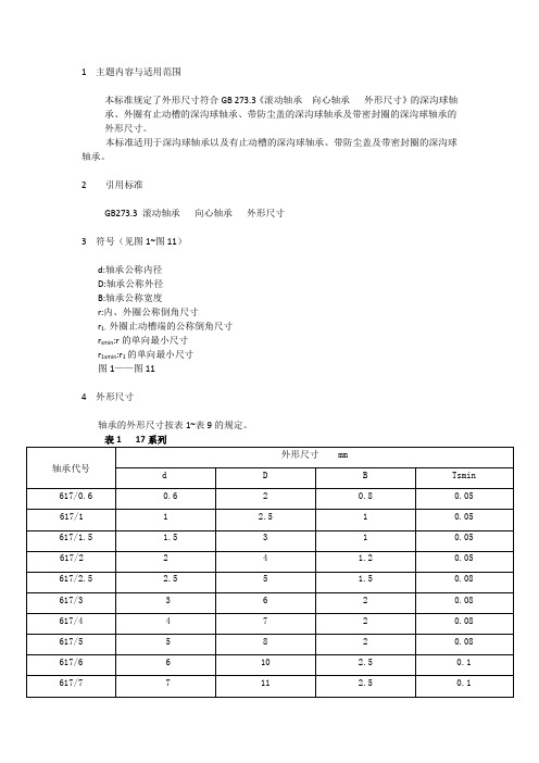 国标—滚动轴承