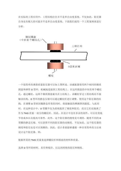 介绍一种实际的调谐质量阻尼器的设计准则