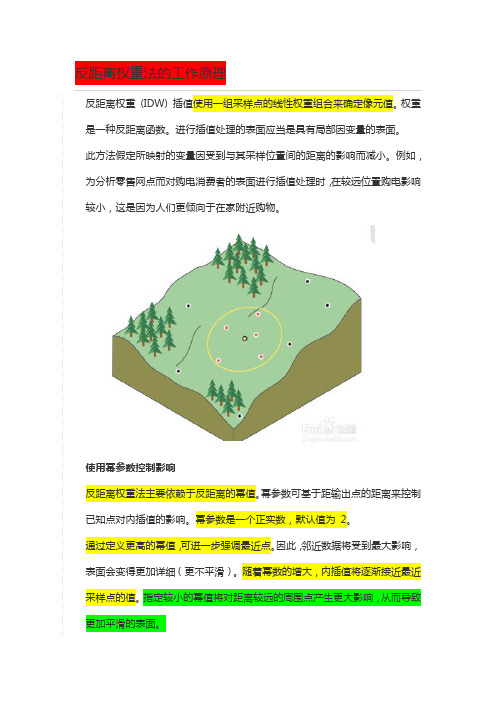 arcgis中七种插值方法的对比分析