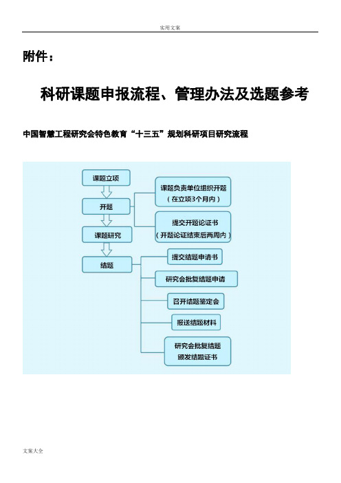 十三五国家级课题实施指南设计与选题参考