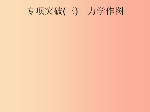 (课标通用)安徽省201x年中考物理总复习 第一编 知识方法固基 专项突破3 力学作图