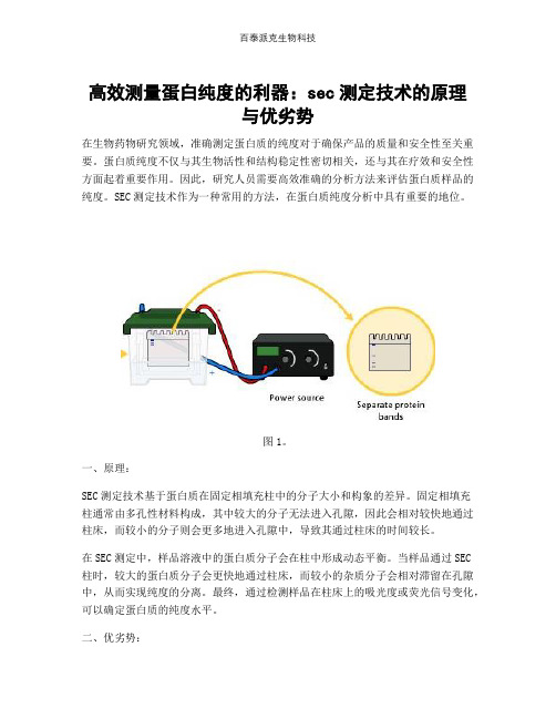 高效测量蛋白纯度的利器：sec测定技术的原理与优劣势