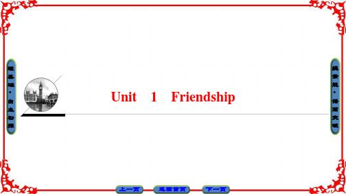 高中英语人教版新课标课件 必修一 Unit1 Friendship Section Ⅰ