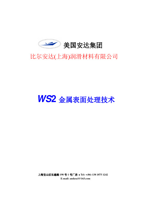 WS2金属表面处理技术