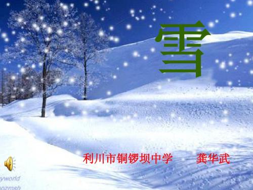 《雪》课件