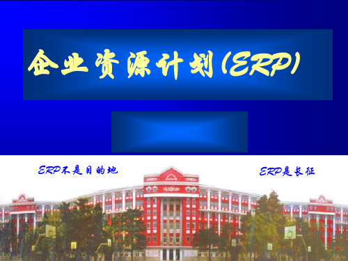 企业资源计划(ERP)PPT课件