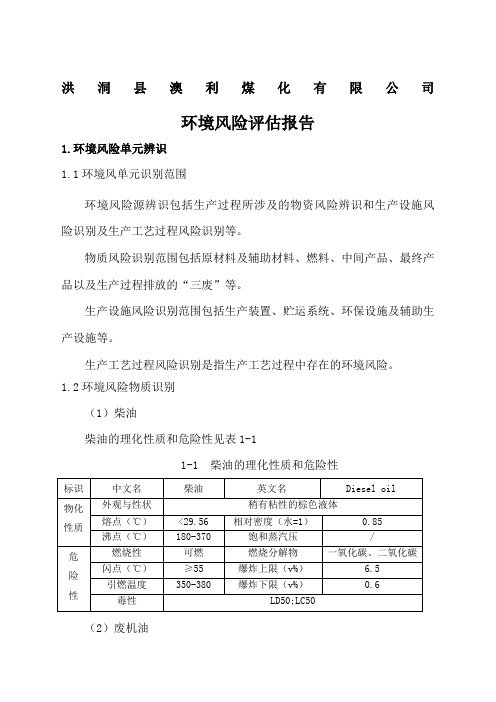 环境风险评估报告