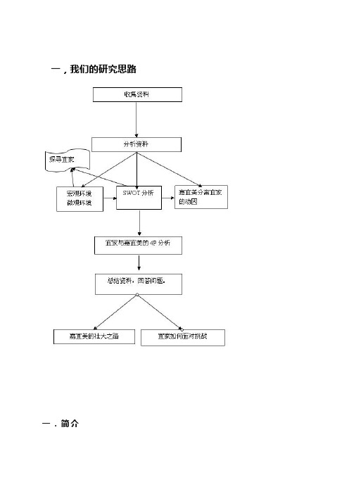 案例分析管理类——(宜家和嘉宜美)