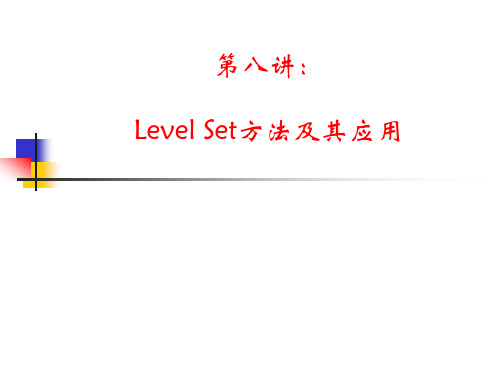 两相流数值模拟(第8讲)-LevelSet方法及其应用0420