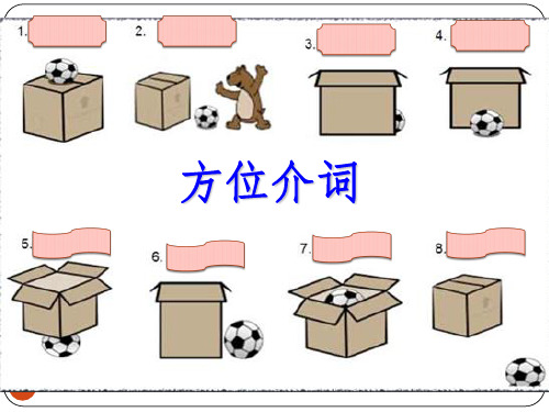 小学方位介词Cathie课堂PPT