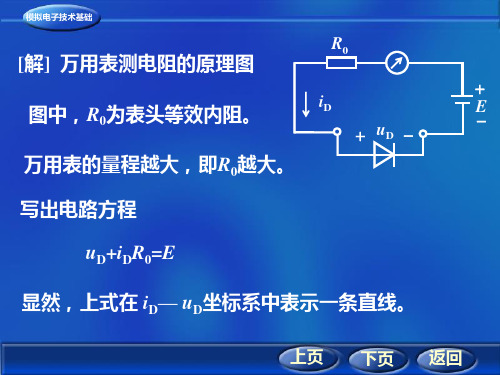 模拟电子技术第一章练习题