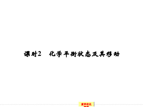 高考化学一轮总复习配套课件第七章课时2化学平衡状态及其移动